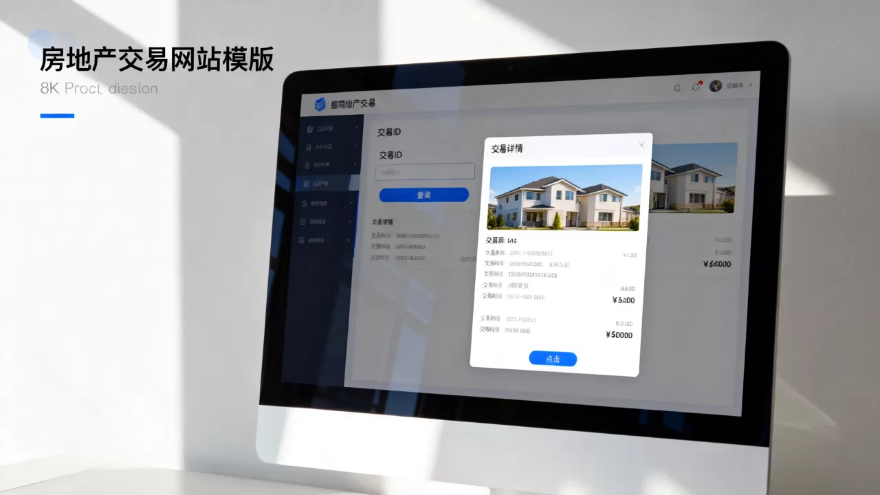 房地产交易网站模版如何利用交易ID查交易详情？，有哪些方法？