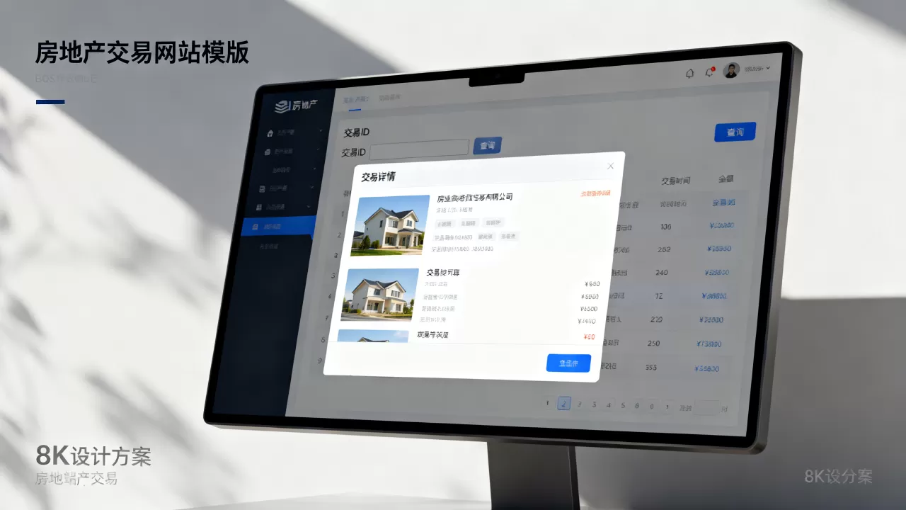 房地产交易网站模版如何利用交易ID查交易详情？，有哪些方法？