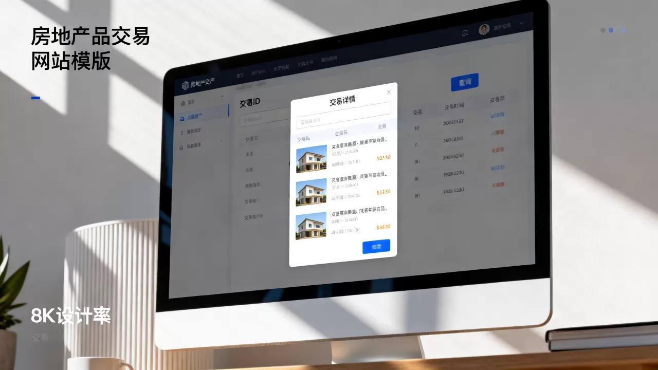房地产交易网站模版如何利用交易ID查交易详情？，有哪些方法？