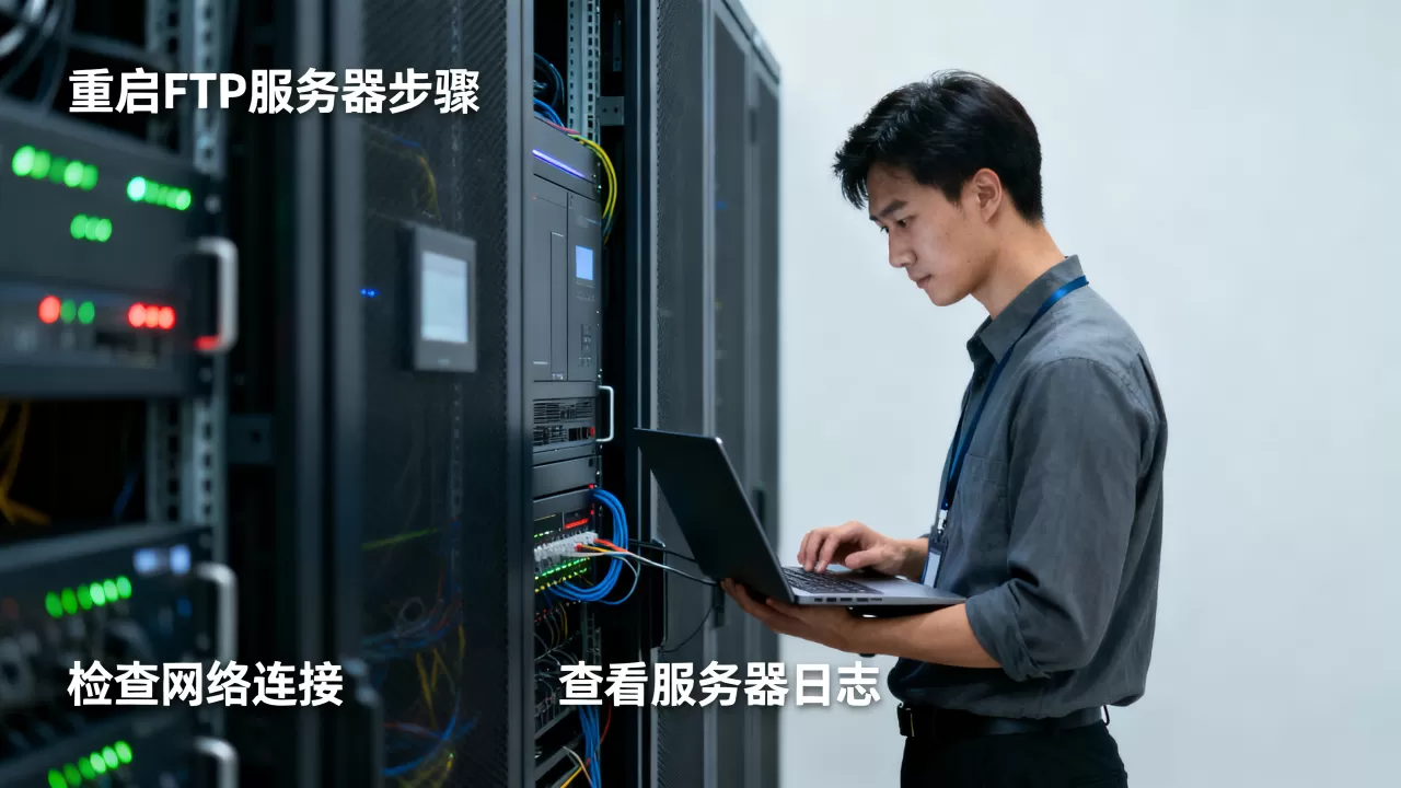 如何重启FTP服务器，重启服务器后网站打不开怎么办