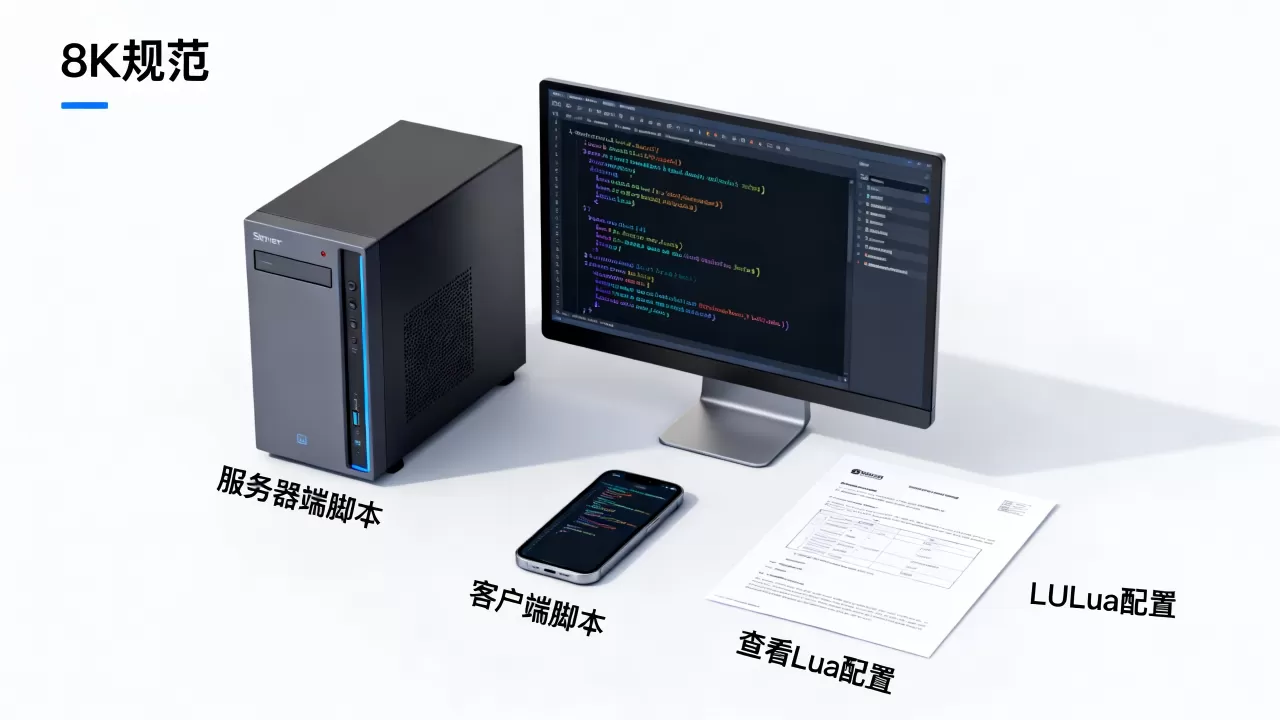 服务器端和客户端脚本语言的区别是什么，怎么查看Lua配置？