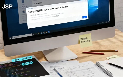 JSP虚拟空间FindBugs扫描报错怎么办，是什么原因？