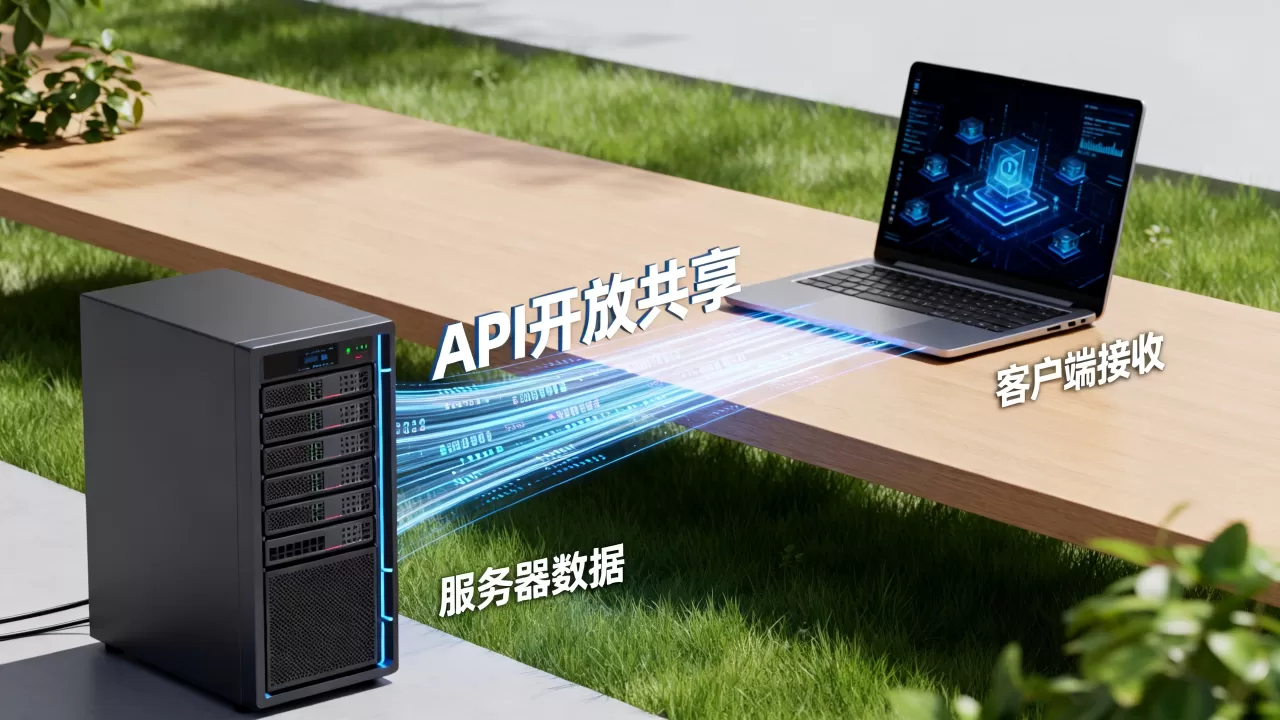 服务器数据以什么形式发送到客户端，API开放共享是什么