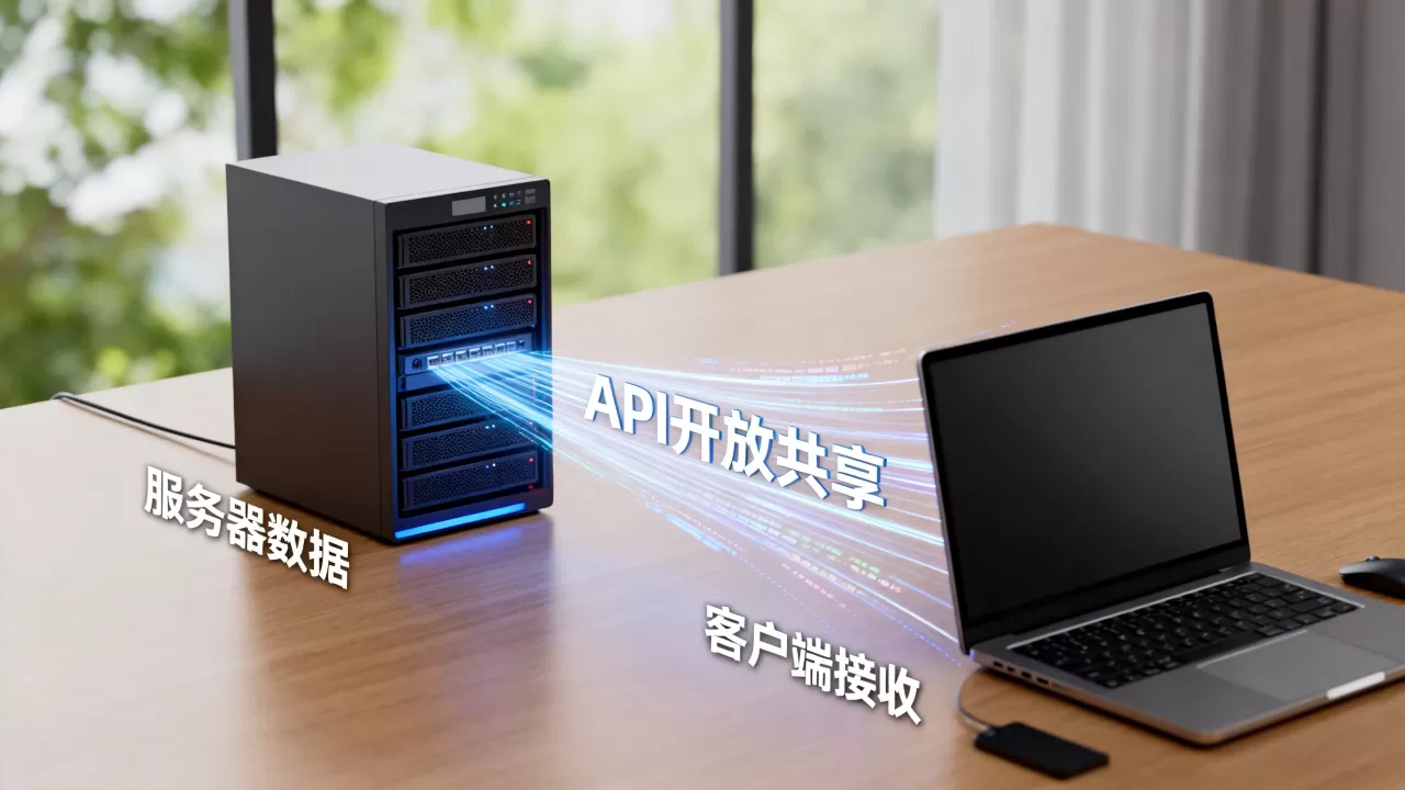 服务器数据以什么形式发送到客户端，API开放共享是什么