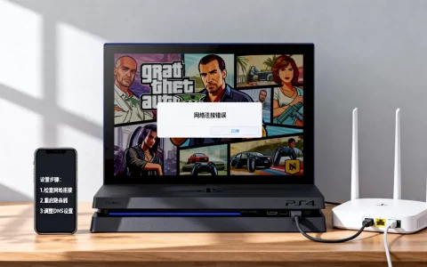PS4打GTA5网络连接服务器怎么设置，连接不上怎么办？
