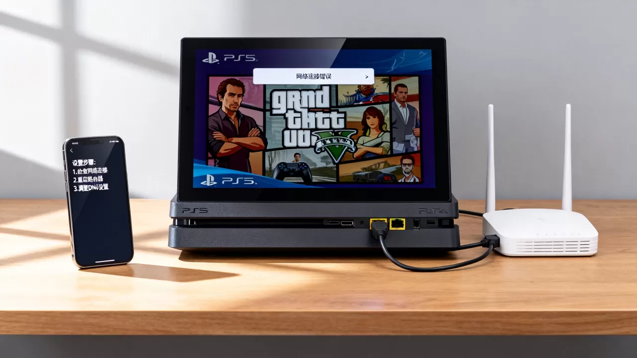 PS4打GTA5网络连接服务器怎么设置，连接不上怎么办？