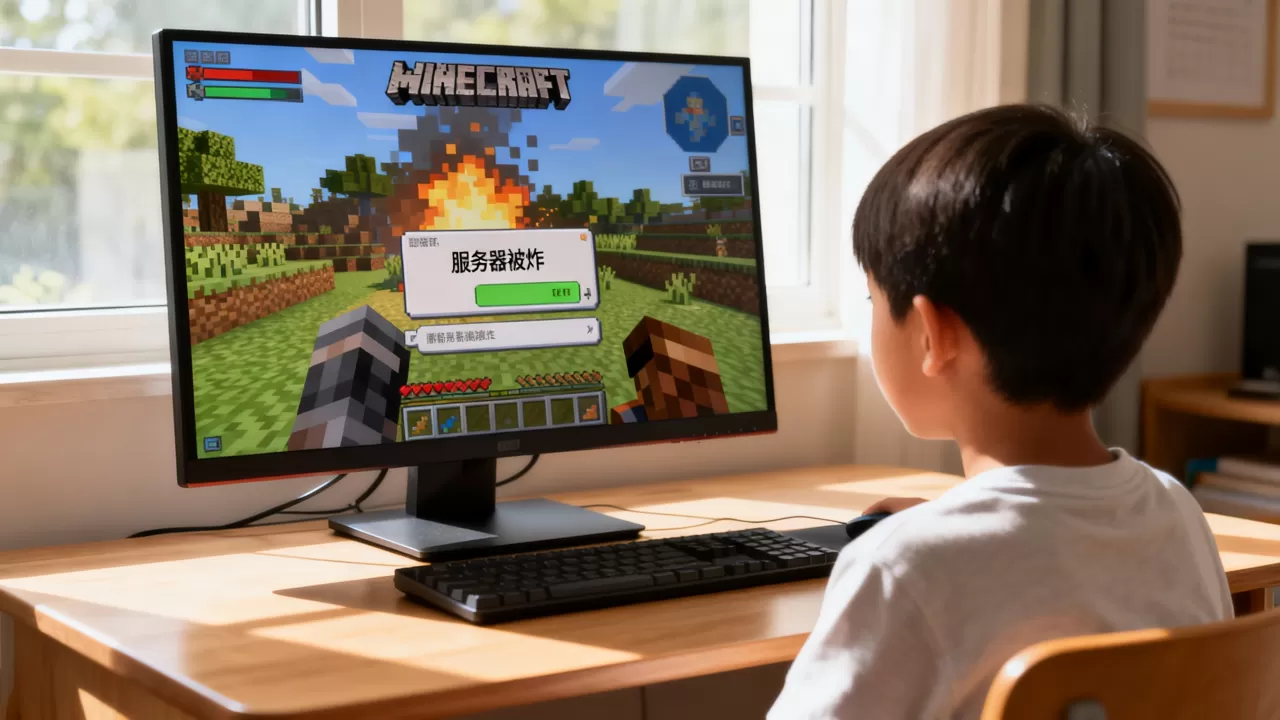 炸我的世界服务器的小学生现在怎么样了,怎么回事 炸我的世界服务器的小学生现在怎么样了,怎么回事