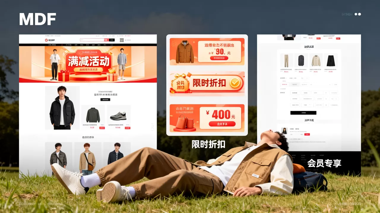 服装销售网站设计与制作中MDF活动有哪些？，如何选择？