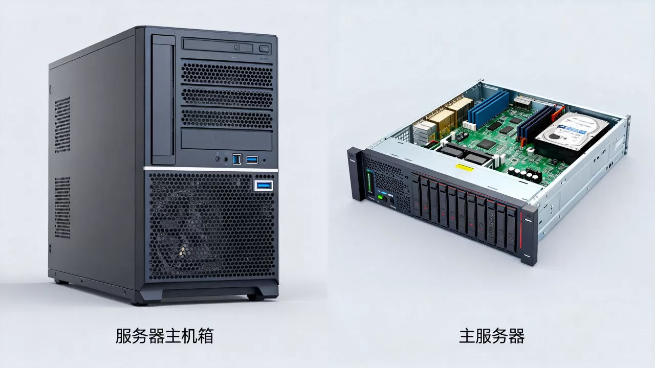 服务器主机箱和主服务器有何区别，哪个品牌好？