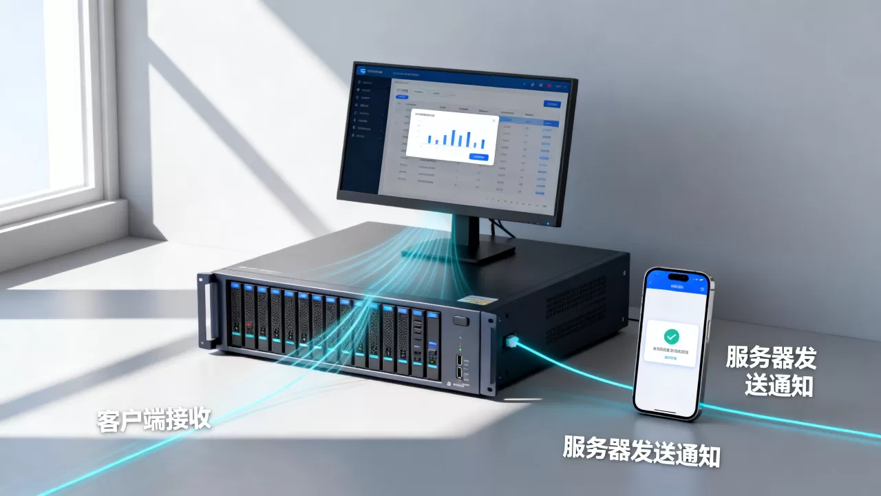 服务器怎么向客户端发送通知，实现方式有哪些？