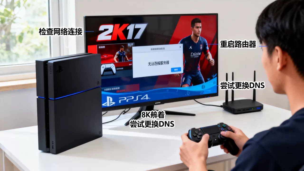 ps42k17连不上服务器是怎么回事,怎么解决 ps42k17连不上服务器是怎么回事,怎么解决