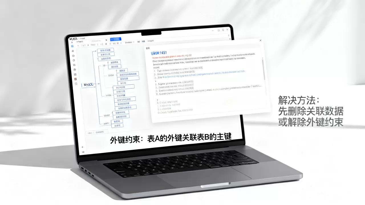 为什么有外键的表无法删除报错ERROR1451,怎么解决? 为什么有外键的表无法删除报错ERROR1451,怎么解决?
