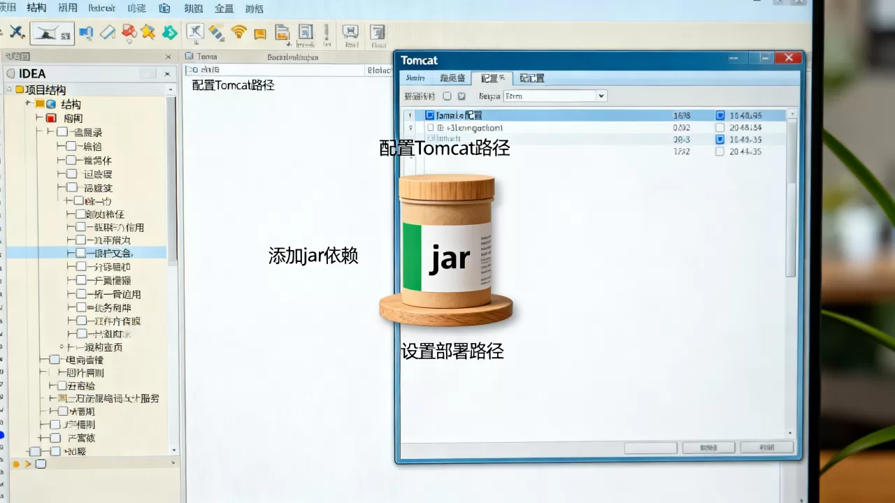 IDEA如何配置Tomcat导入jar？，常用配置有哪些？