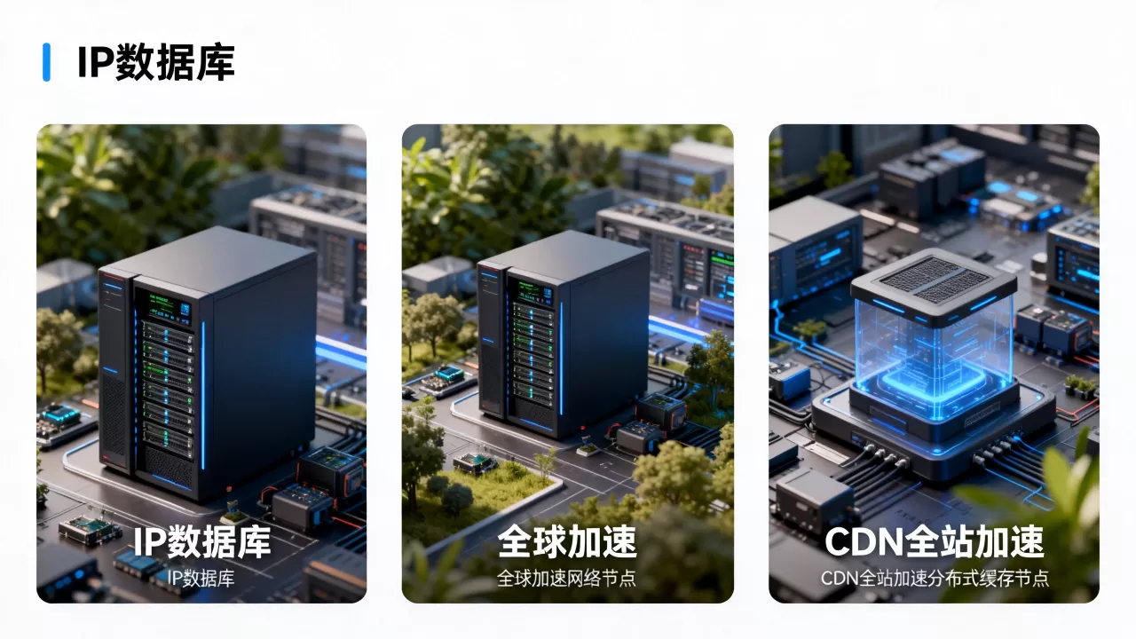 IP数据库和全球加速、CDN全站加速有什么区别？，哪个好