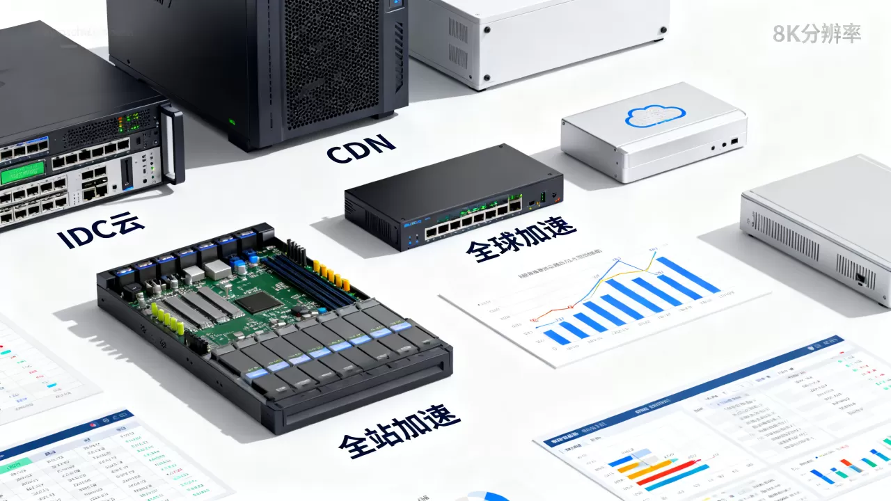 IDC云和CDN有什么区别？，全球加速和全站加速怎么选？