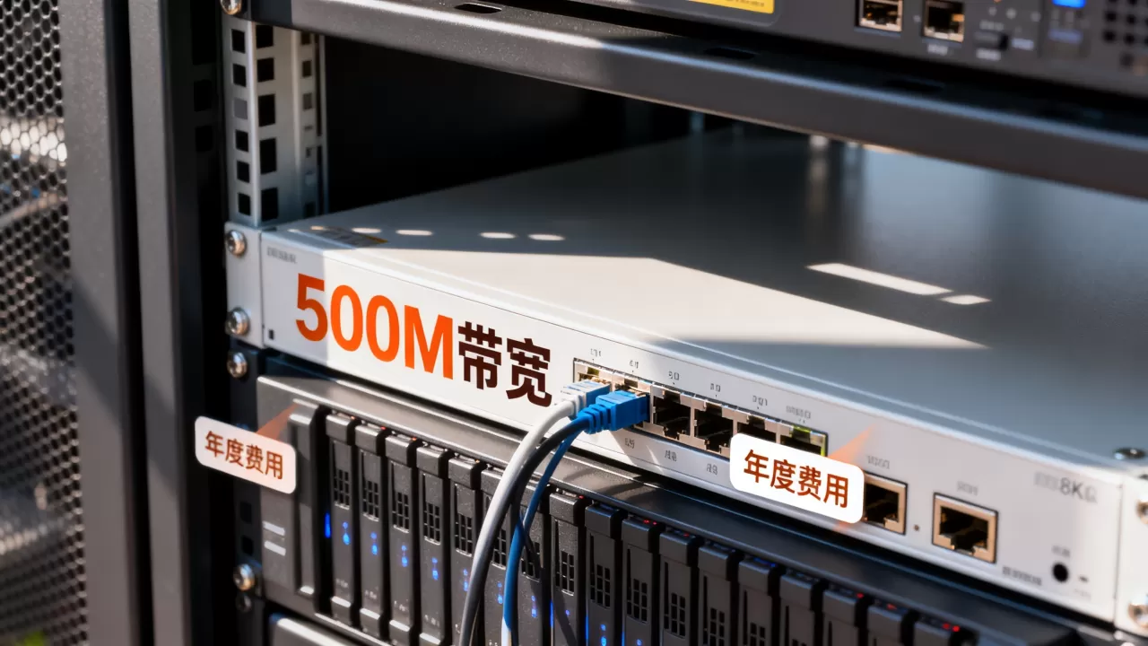 服务器500M带宽一年到底多少钱，哪家最便宜