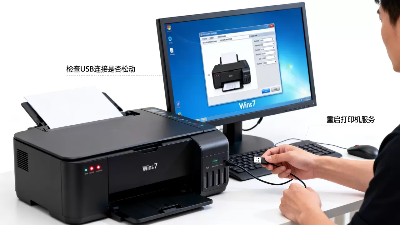 win7打印机不显示服务器错误怎么解决 win7打印机不显示服务器错误怎么解决