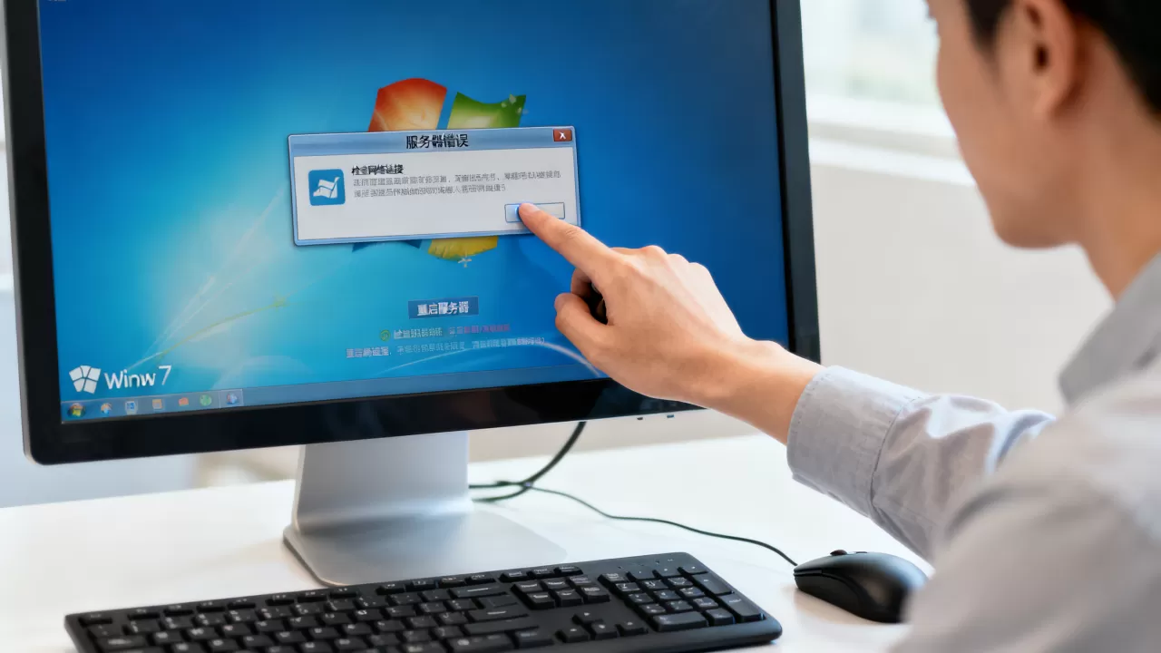 win7打开图片服务器错误怎么办？，原因是什么？