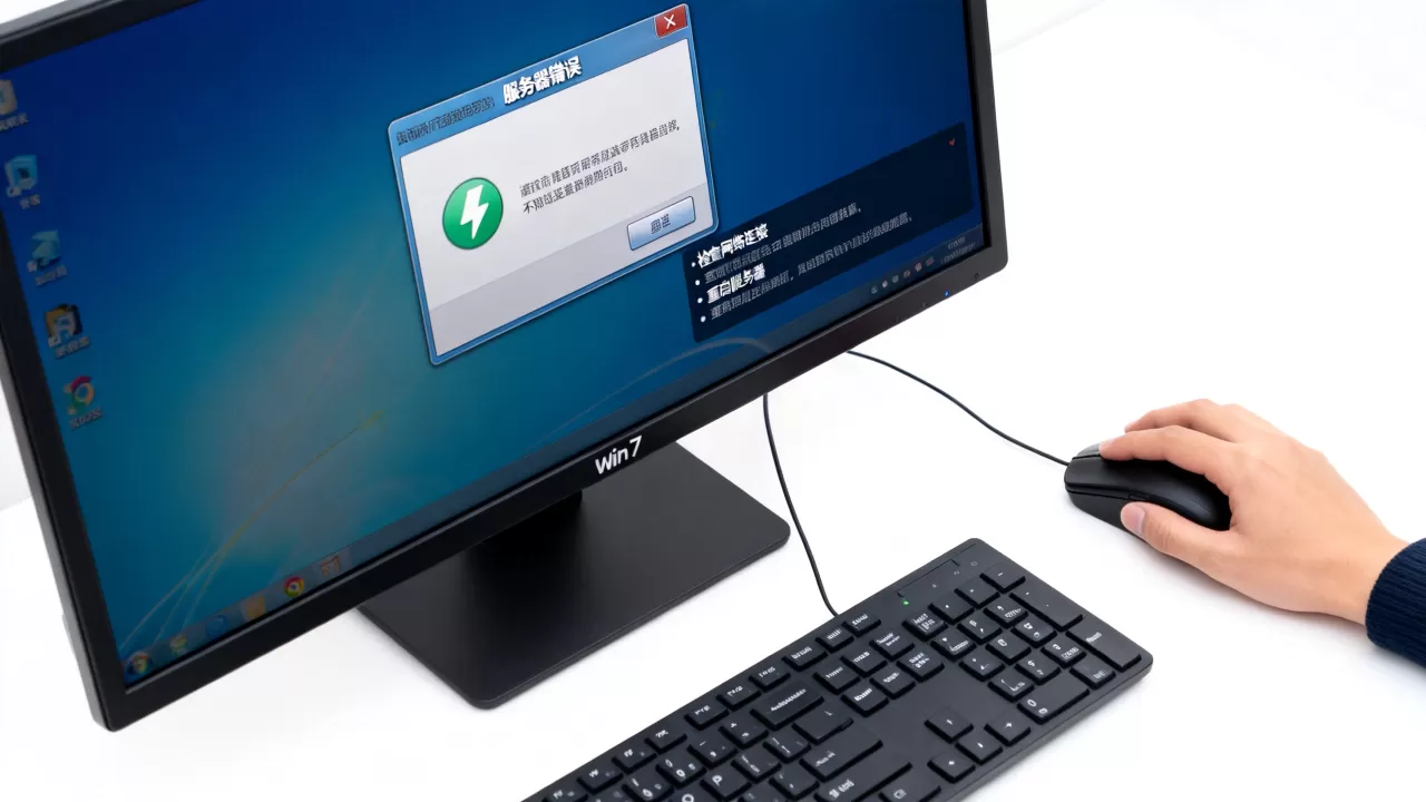 win7打开图片服务器错误怎么办？，原因是什么？