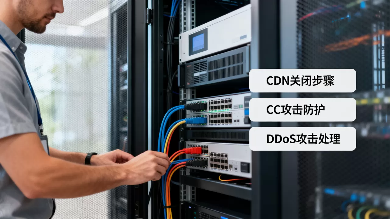 服务器怎么关闭CDN,CC/DDoS攻击怎么处理? 服务器怎么关闭CDN,CC/DDoS攻击怎么处理?
