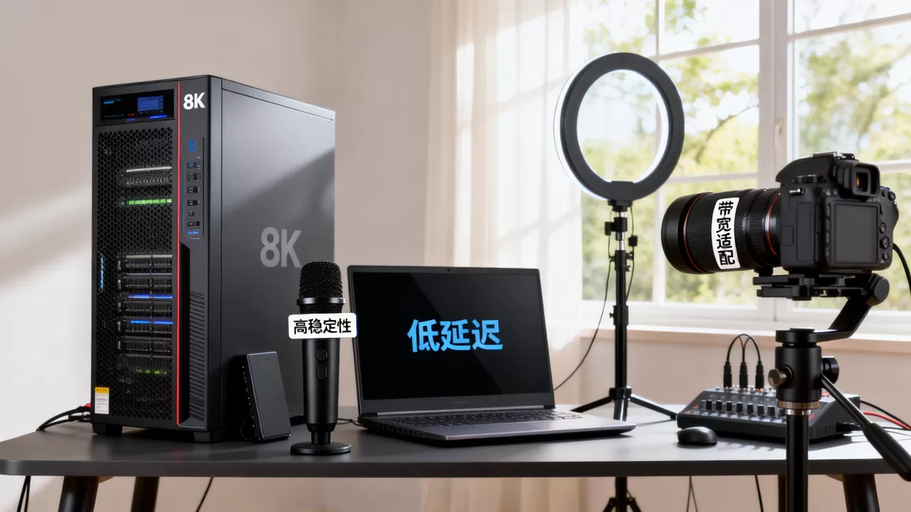电商直播场景服务器商怎么选,有哪些注意事项? 电商直播场景服务器商怎么选,有哪些注意事项?