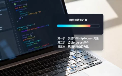 JS网络请求加载进度条如何实现，代码实现步骤有哪些