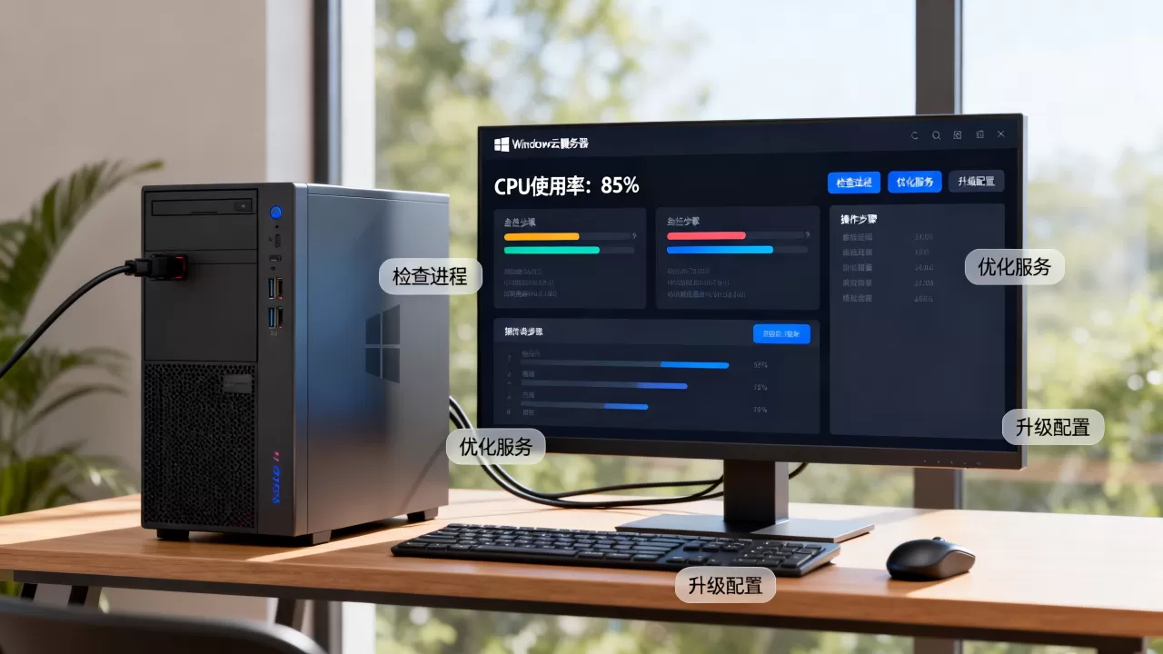 Windows云服务器CPU使用率高怎么办?,如何解决? Windows云服务器CPU使用率高怎么办?,如何解决?