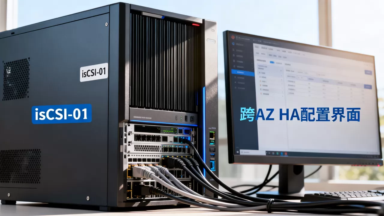 iSCSI服务器和电脑配置跨AZ HA怎么做？，需要哪些配置
