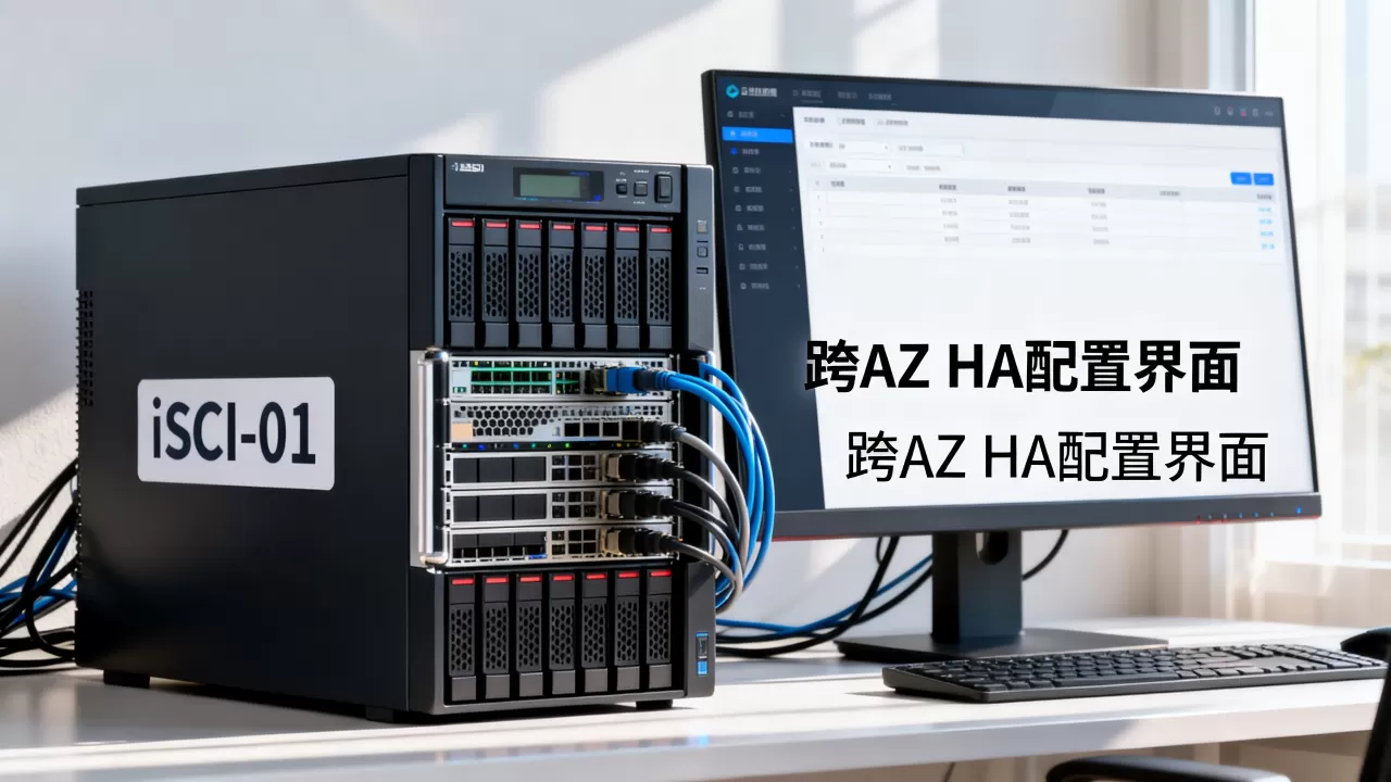iSCSI服务器和电脑配置跨AZ HA怎么做？，需要哪些配置