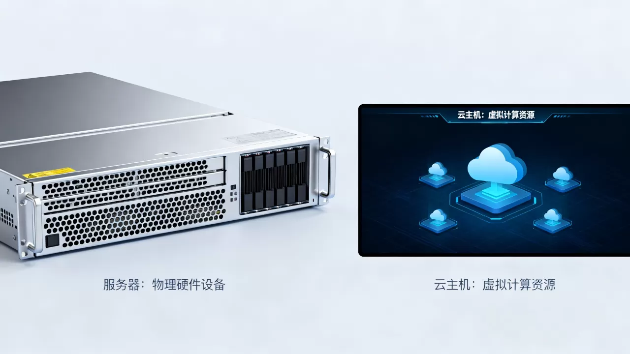 服务器和云主机是什么意思，有什么区别？