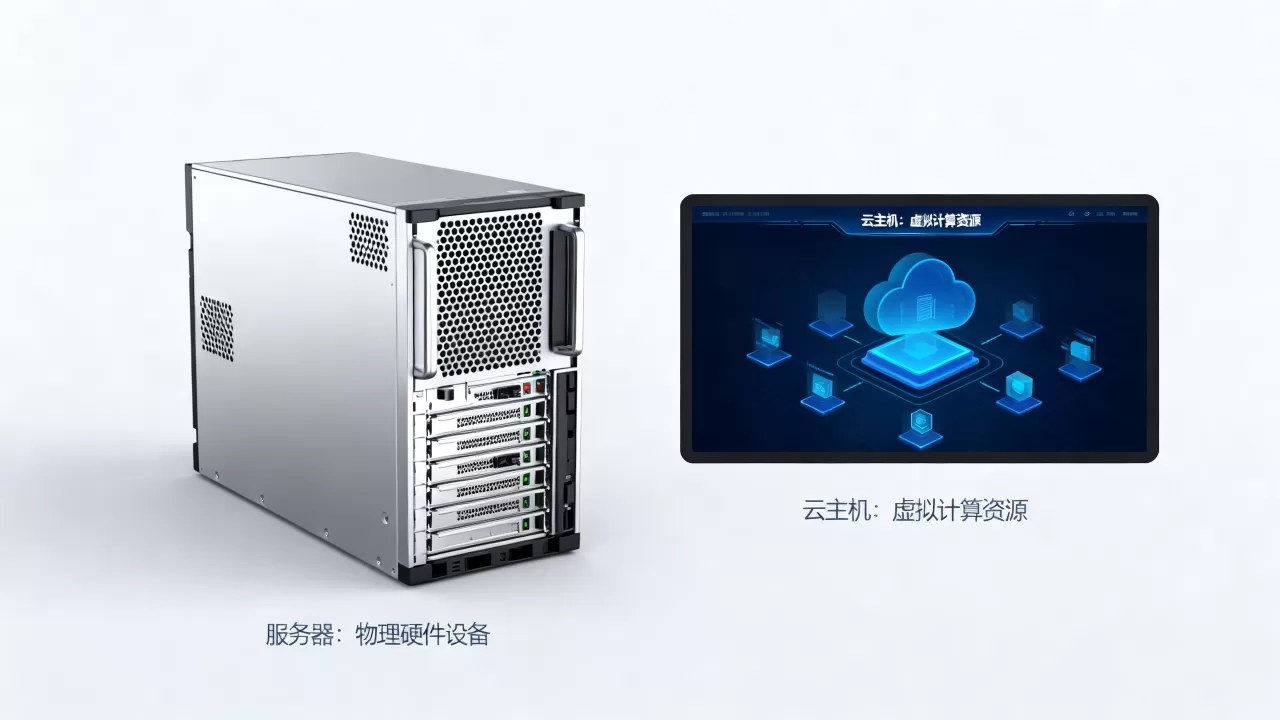 服务器和云主机是什么意思，有什么区别？