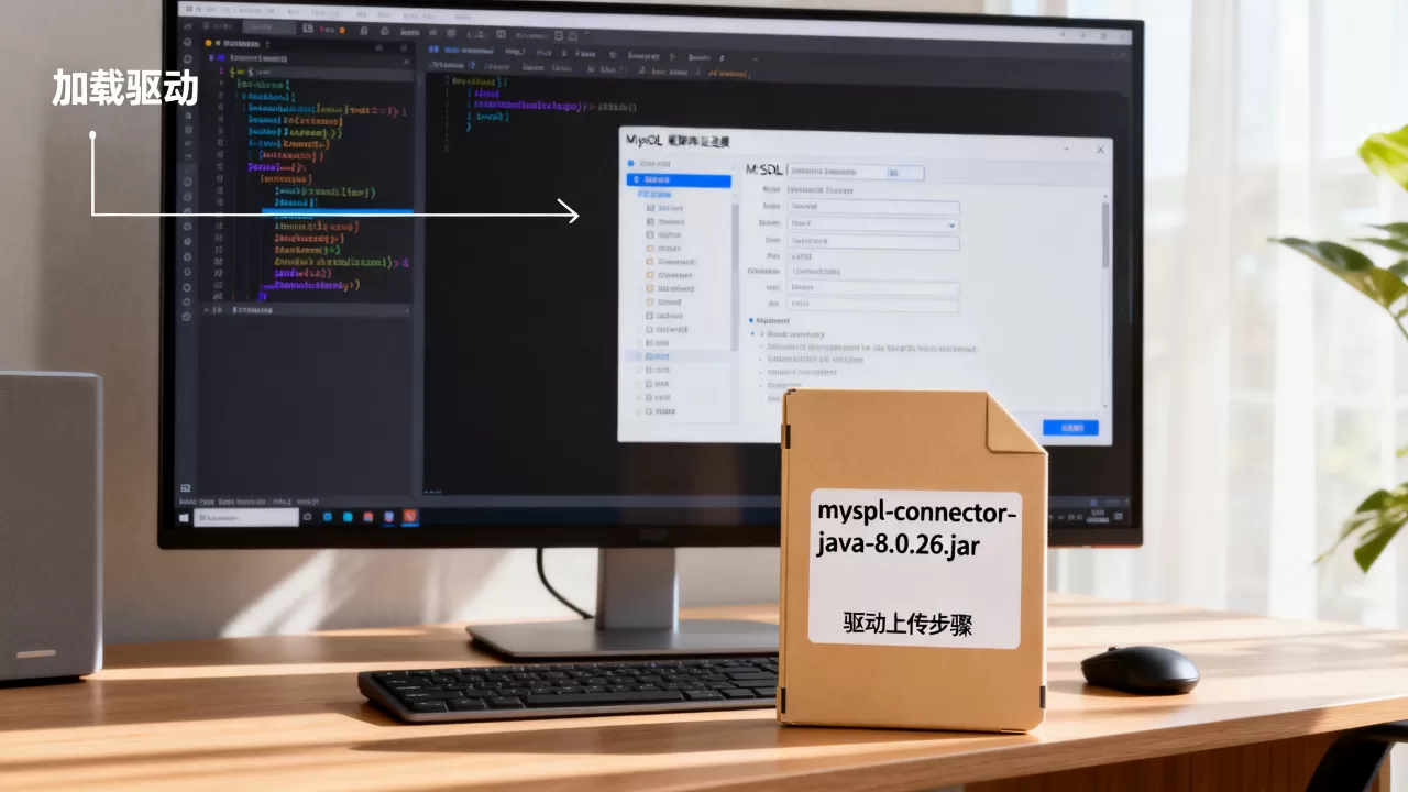 如何封装连接MySQL数据库？，上传驱动步骤有哪些？