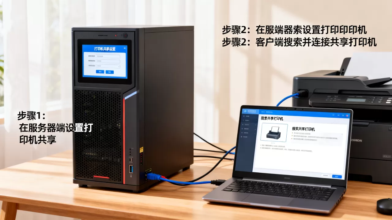 服务器上的打印机如何共享给客户端,怎么安装打印机客户端? 服务器上的打印机如何共享给客户端,怎么安装打印机客户端?