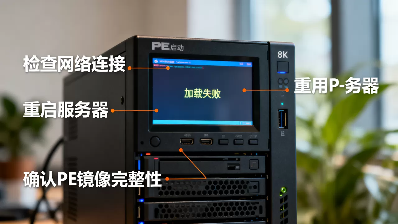 服务器进PE一直在加载失败怎么办,原因是什么? 服务器进PE一直在加载失败怎么办,原因是什么?
