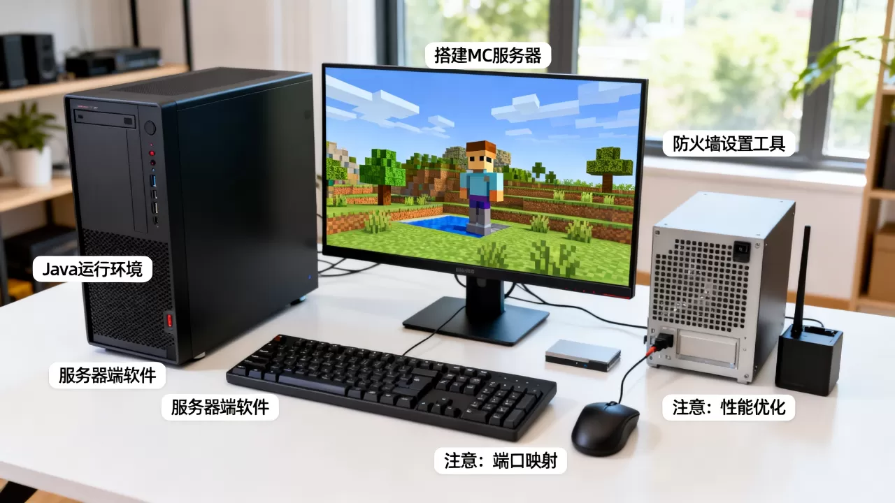 搭建一台mc服务器需要哪些软件,需要注意什么? 搭建一台mc服务器需要哪些软件,需要注意什么?