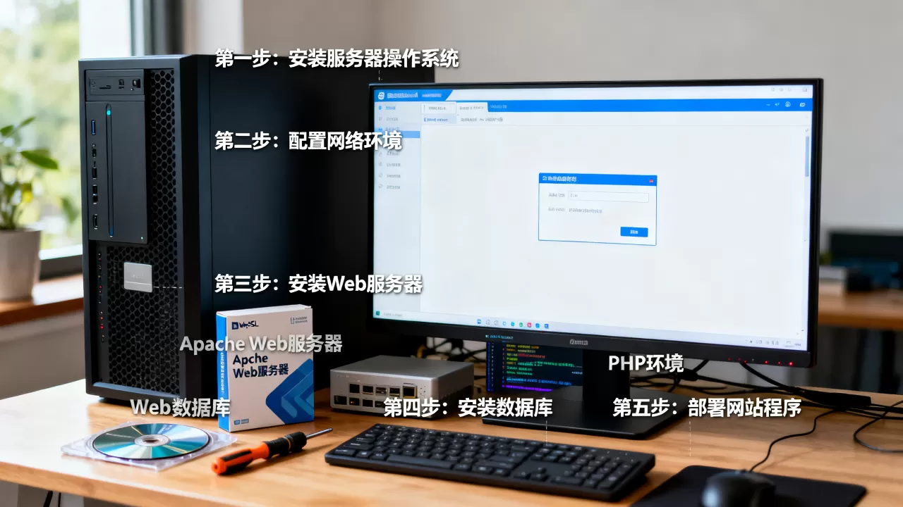 服务器安装网站需要哪些步骤，网站环境配置需要哪些软件