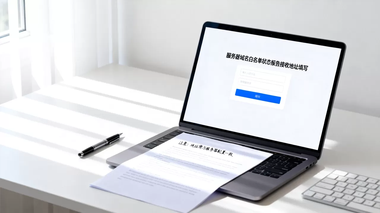 服务器域名加入白名单后状态报告接收地址怎么填写,注意什么? 服务器域名加入白名单后状态报告接收地址怎么填写,注意什么?