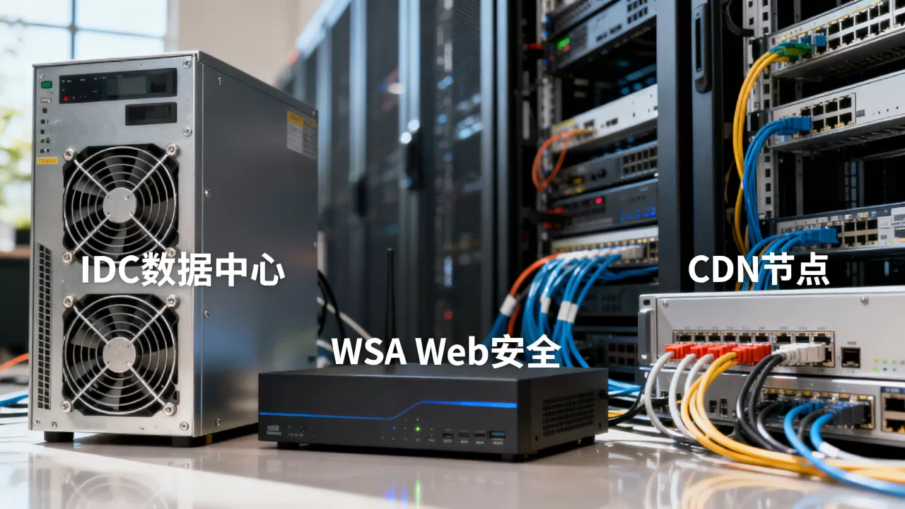 IDC和CDN的关系是什么，WSA与CDN的关联是什么
