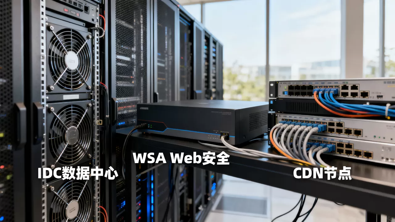 IDC和CDN的关系是什么，WSA与CDN的关联是什么
