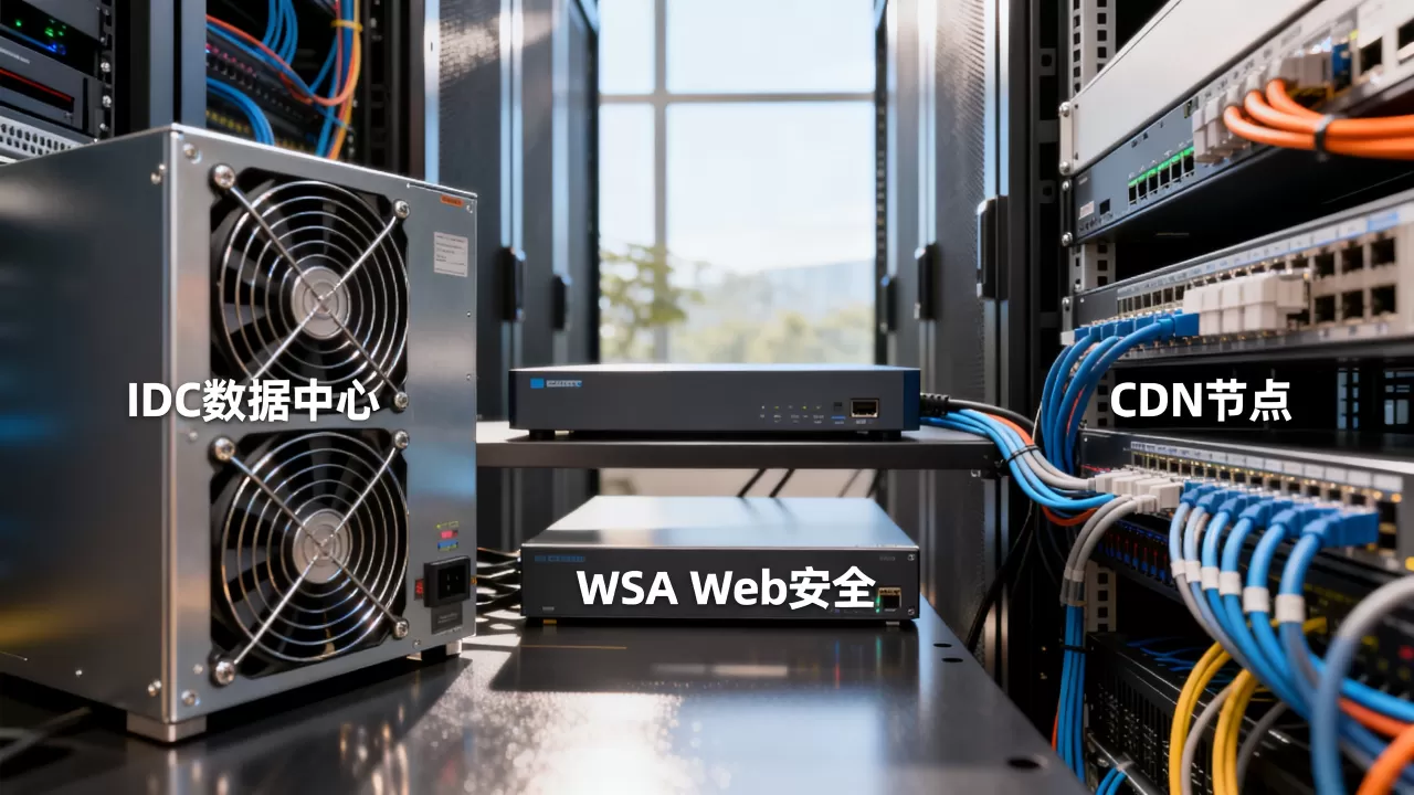 IDC和CDN的关系是什么，WSA与CDN的关联是什么