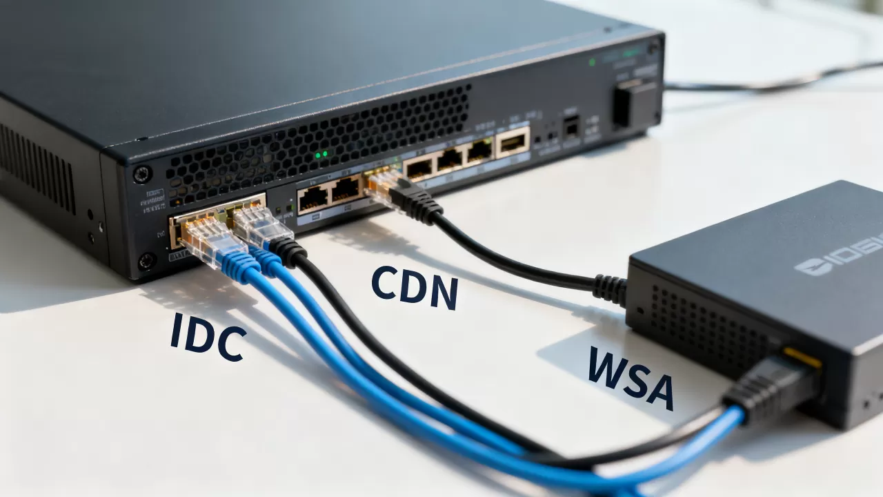 IDC与CDN和WSA与CDN的关系是什么，有什么区别
