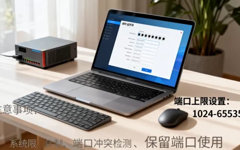添加TCP监听器时端口上限如何设置？，有哪些注意事项？