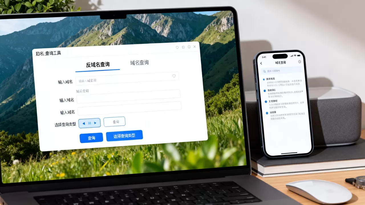 反域名查询和域名查询的区别是什么？,怎么查域名