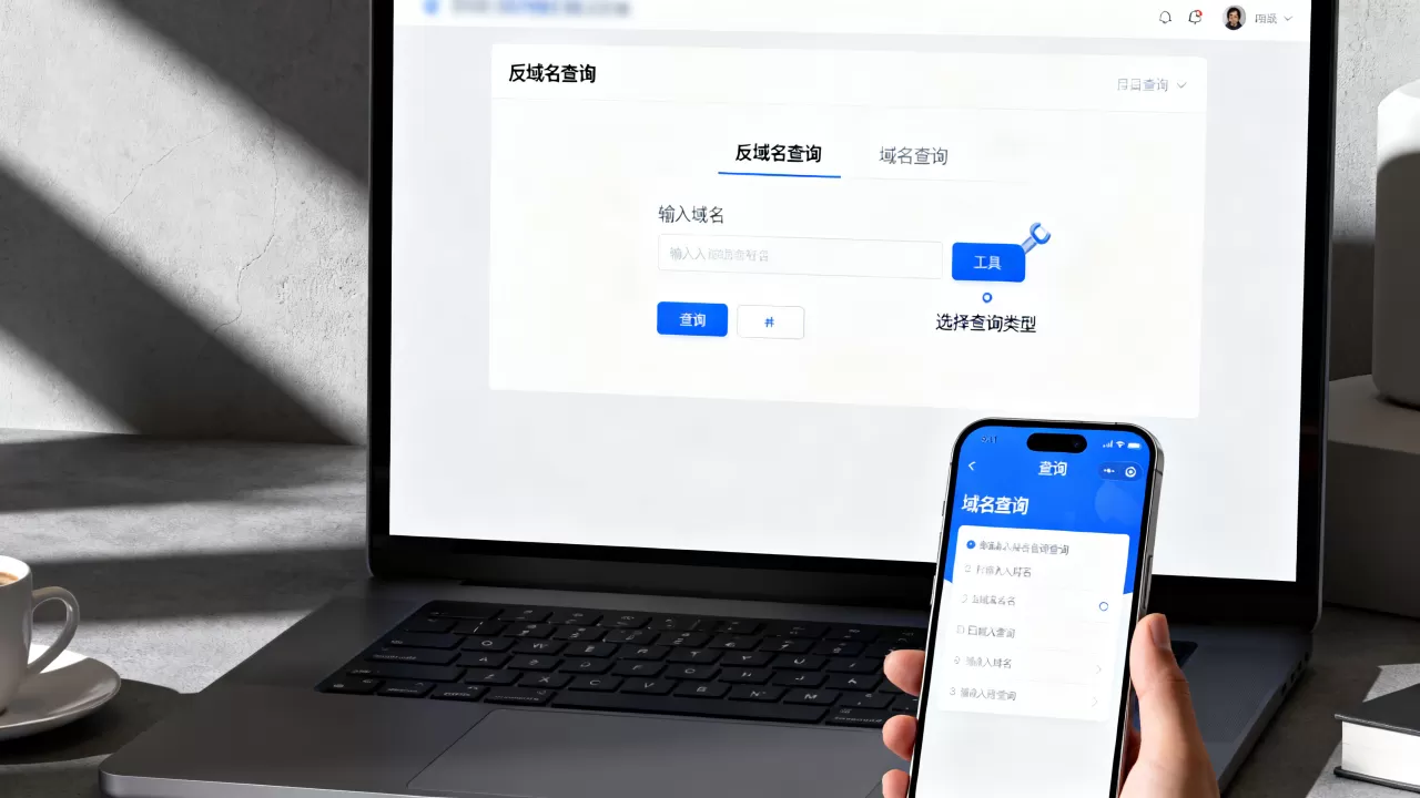 反域名查询和域名查询的区别是什么？,怎么查域名