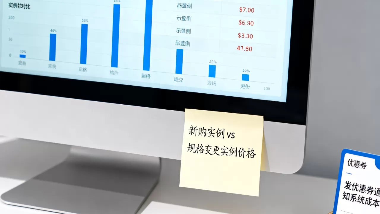 为什么新购买实例比规格变更实例价格便宜,发优惠券通知系统哪个便宜 为什么新购买实例比规格变更实例价格便宜,发优惠券通知系统哪个便宜