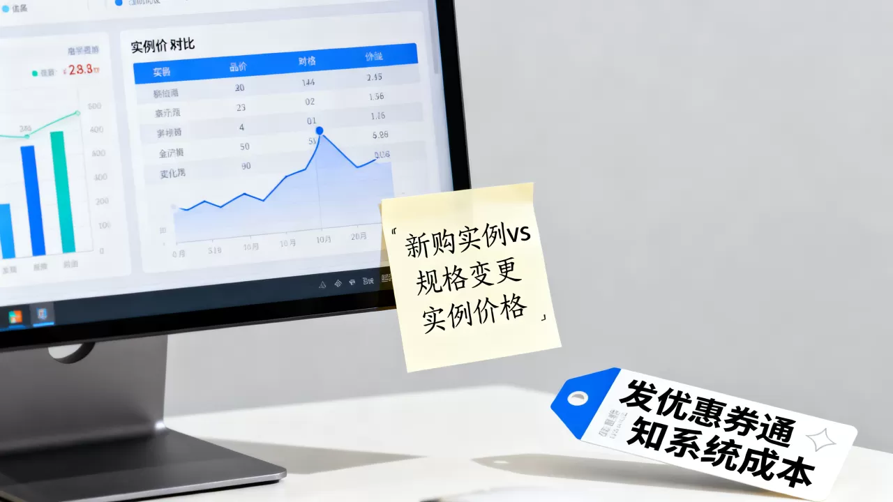 为什么新购买实例比规格变更实例价格便宜,发优惠券通知系统哪个便宜 为什么新购买实例比规格变更实例价格便宜,发优惠券通知系统哪个便宜