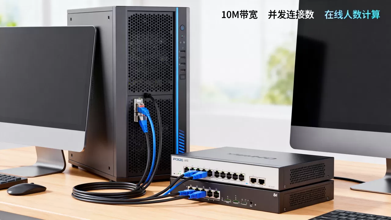 10M带宽服务器到底能支持多少人同时在线,怎么计算? 10M带宽服务器到底能支持多少人同时在线,怎么计算?