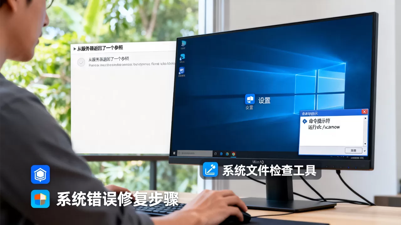 从服务器返回了一个参照怎么办,Win10系统错误如何修复 从服务器返回了一个参照怎么办,Win10系统错误如何修复