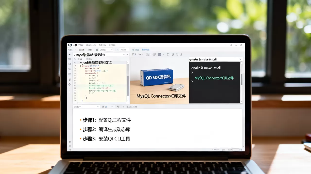 如何封装mysql的qt数据库并安装qt cli？怎么安装