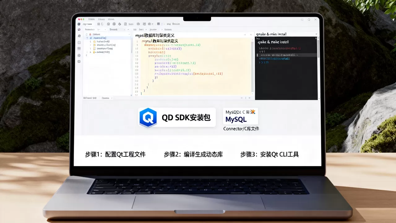如何封装mysql的qt数据库并安装qt cli？怎么安装